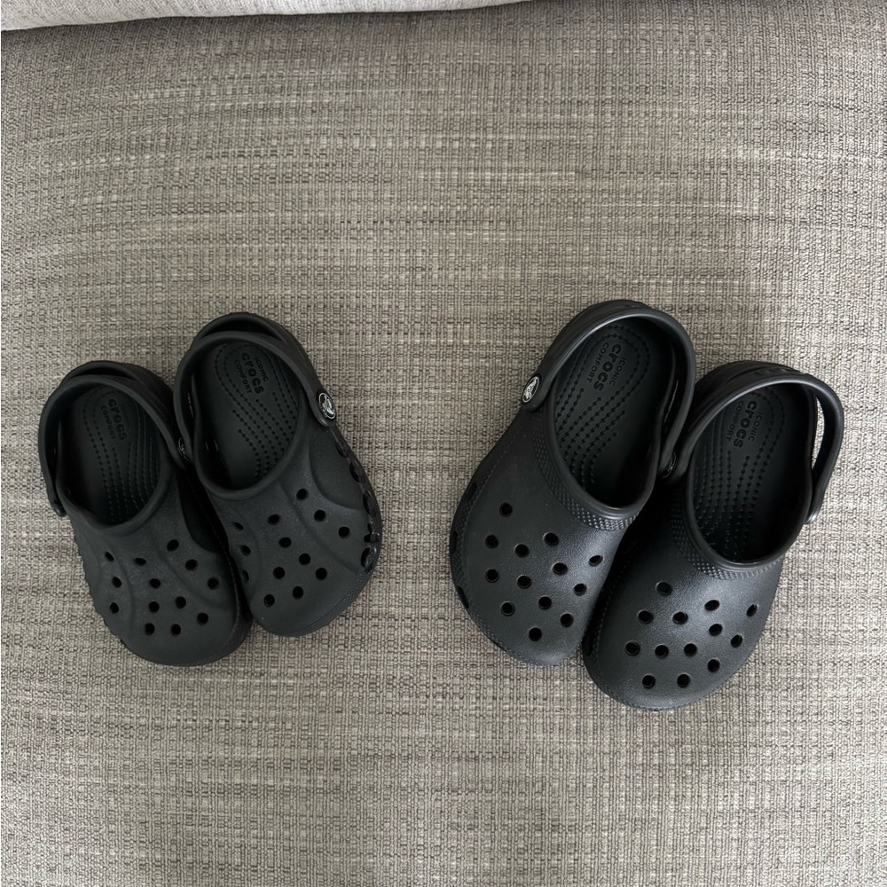 CROCS Kids Black Water Shoes